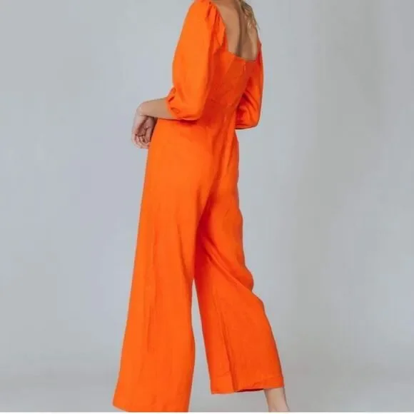 Capulet Manzanita Linen coral Revolve jumpsuit